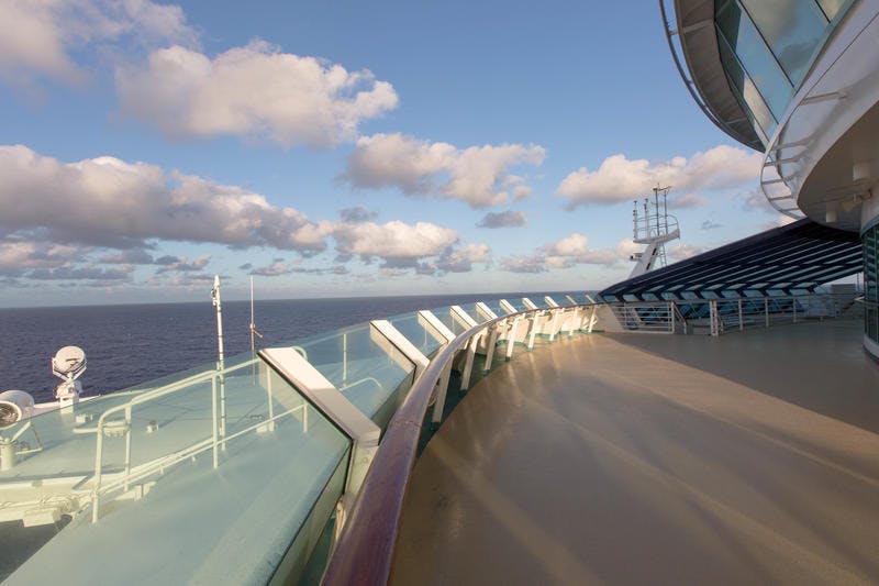 Bridge Overlook on Royal Caribbean Voyager of the Seas Cruise Ship