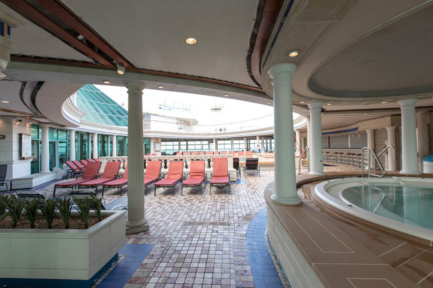 The Solarium Adult Pool on Voyager of the Seas