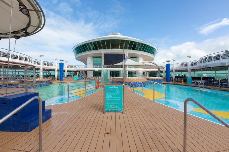 Pool Deck on Royal Caribbean Voyager of the Seas Cruise Ship Cruise