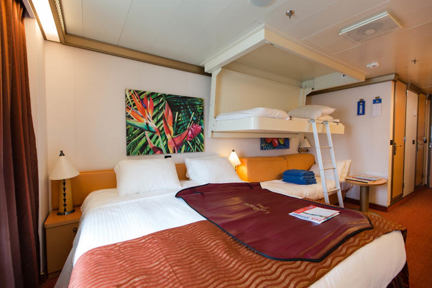 The Deluxe Oceanview Cabin on Carnival Magic