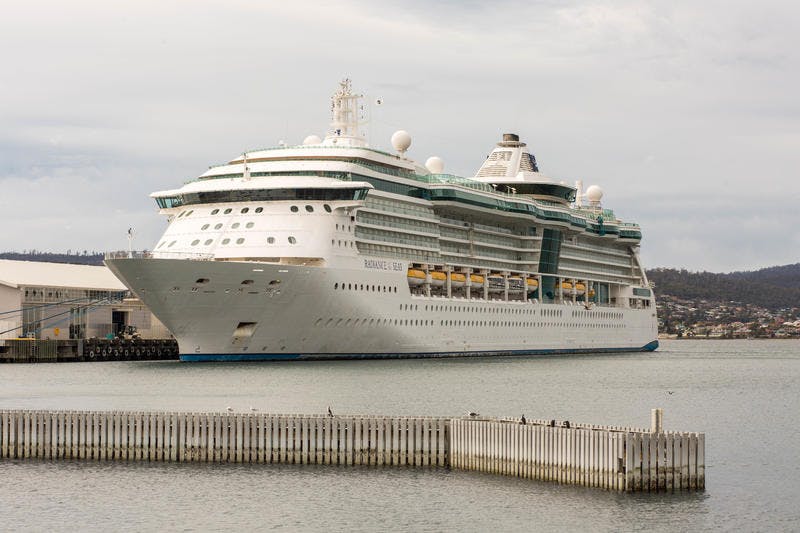 Ship Exterior on Royal Caribbean Radiance of the Seas Cruise Ship