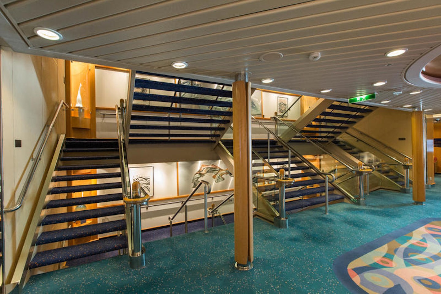 Stairs on Radiance of the Seas