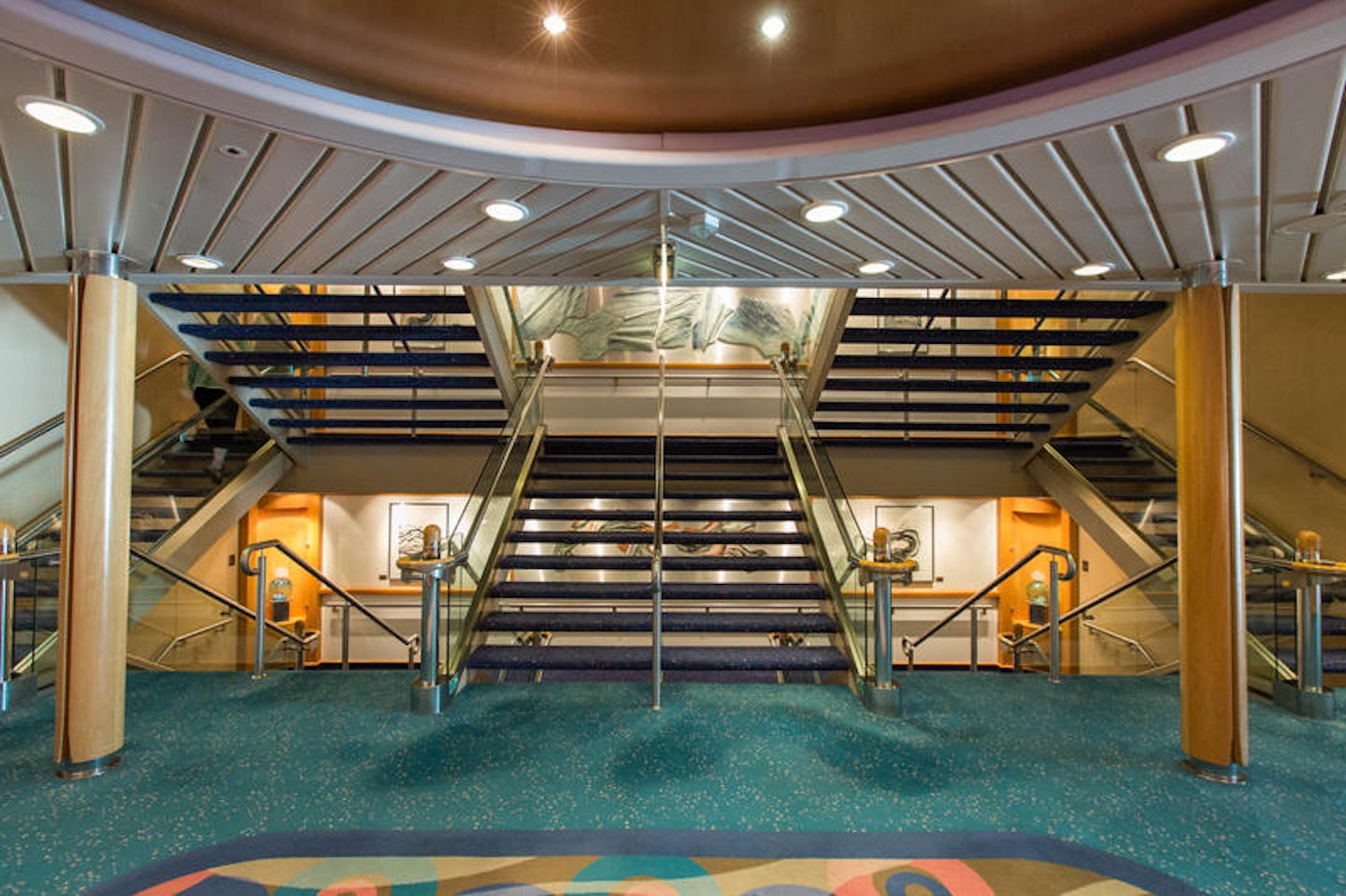 Stairs on Radiance of the Seas