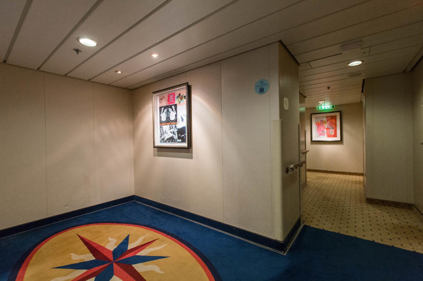 Hallways on Radiance of the Seas