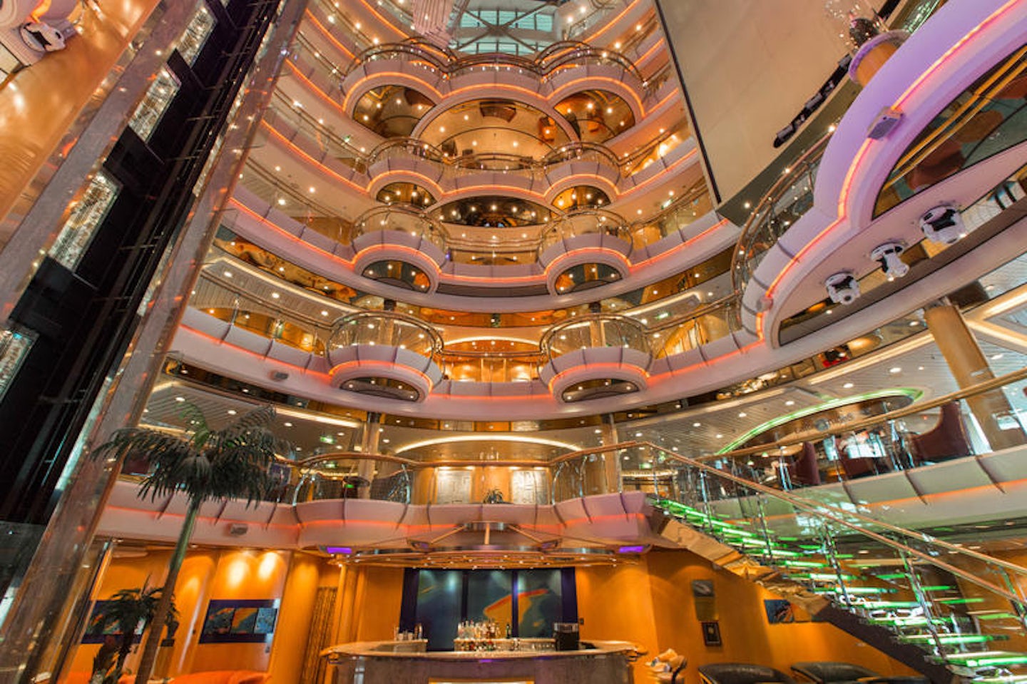 atrium cruise ship