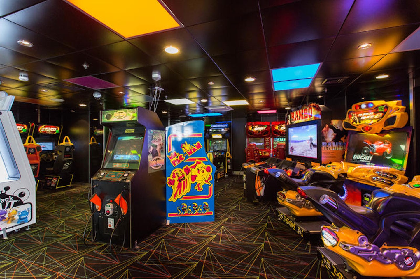 Challenger's Video Arcade on Radiance of the Seas