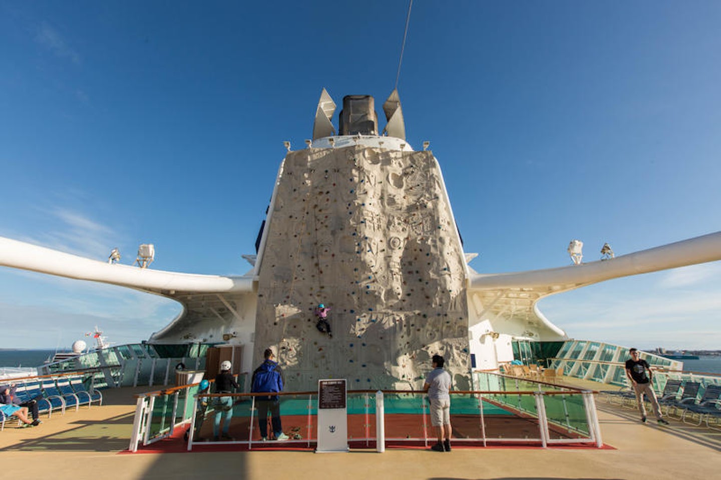 Rock Climbing Wall on Radiance of the Seas