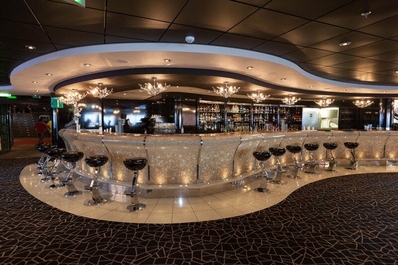 Black and White Lounge on MSC Divina Cruise Ship - Cruise Critic