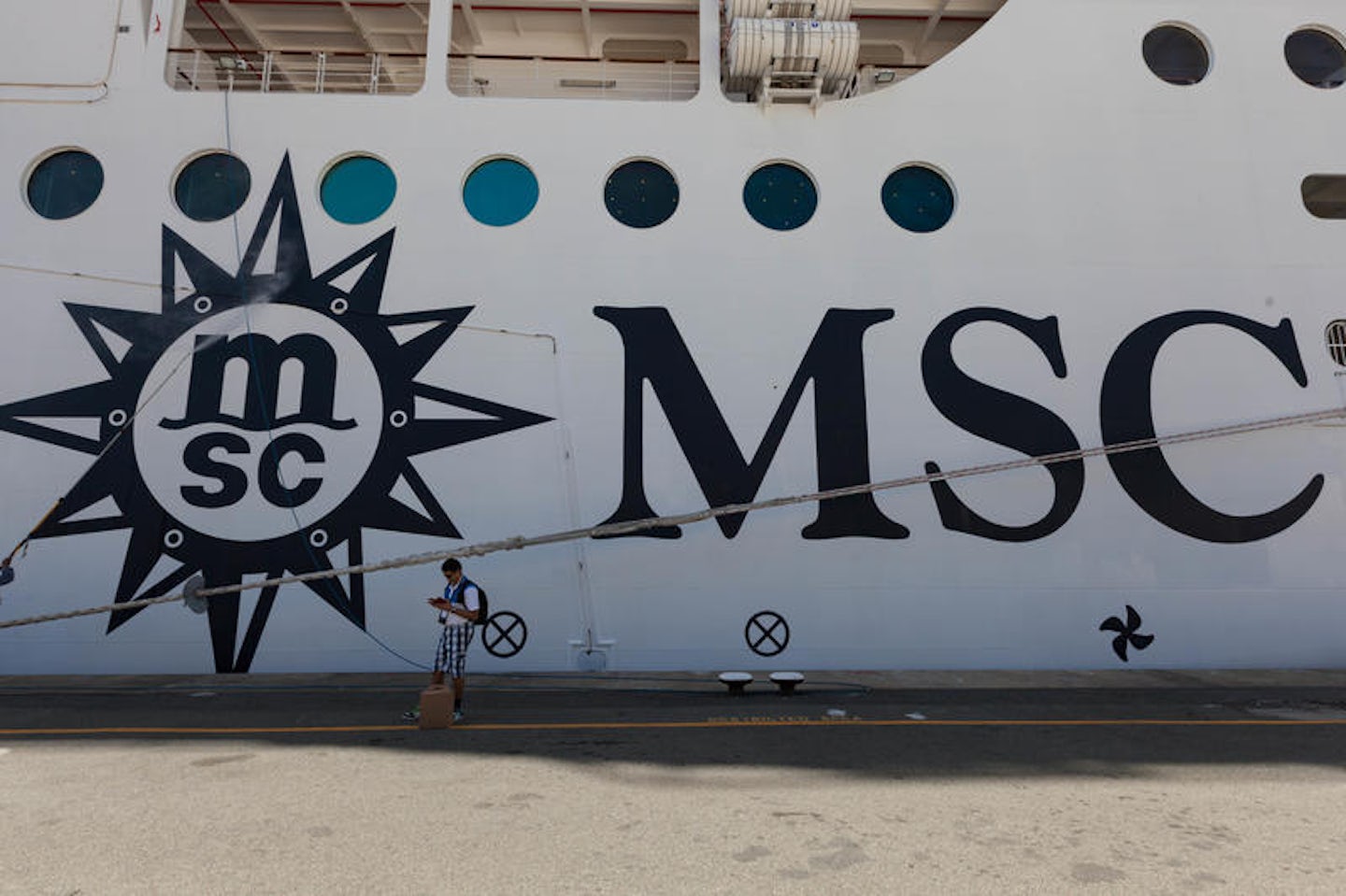 Ship Exterior on MSC Divina