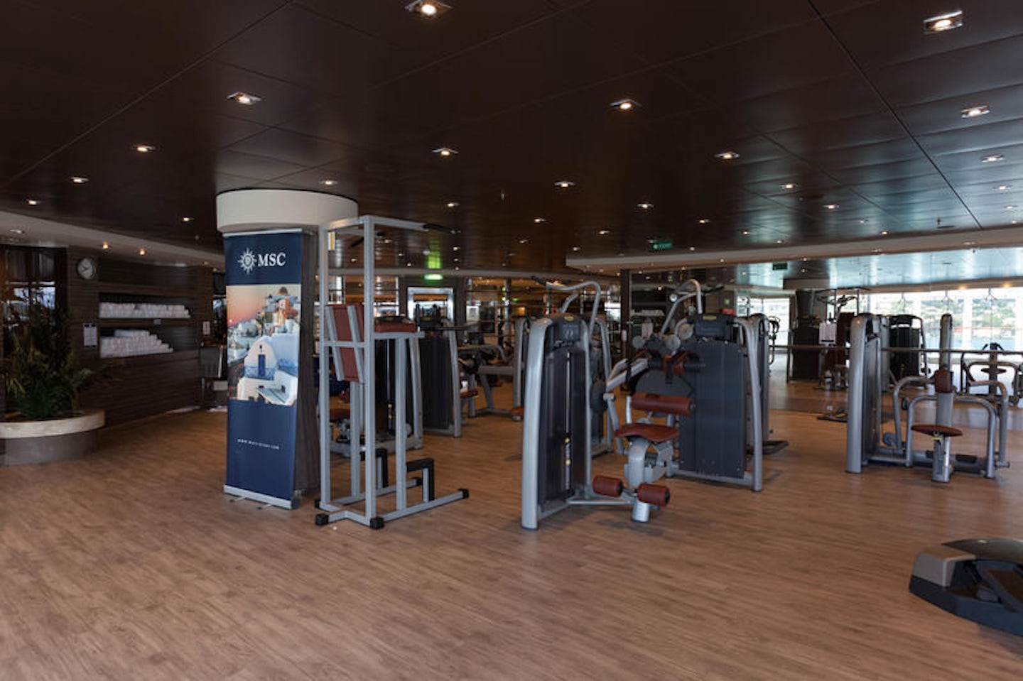 Fitness Center on MSC Divina