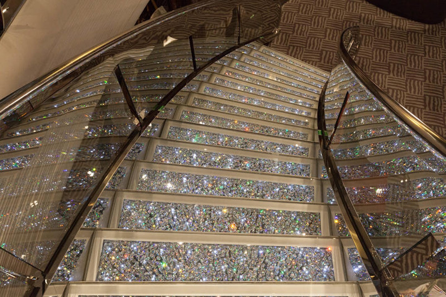 Swarovski Crystal Staircase on MSC Divina