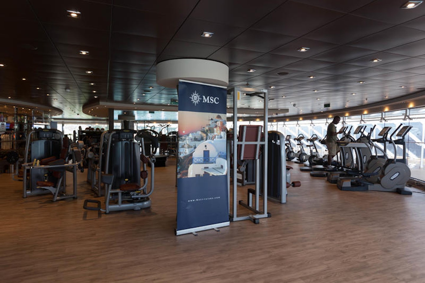Fitness Center on MSC Divina