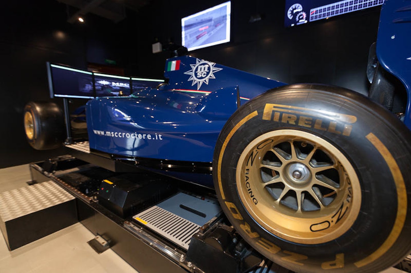 Formula 1 Simulator on MSC Divina