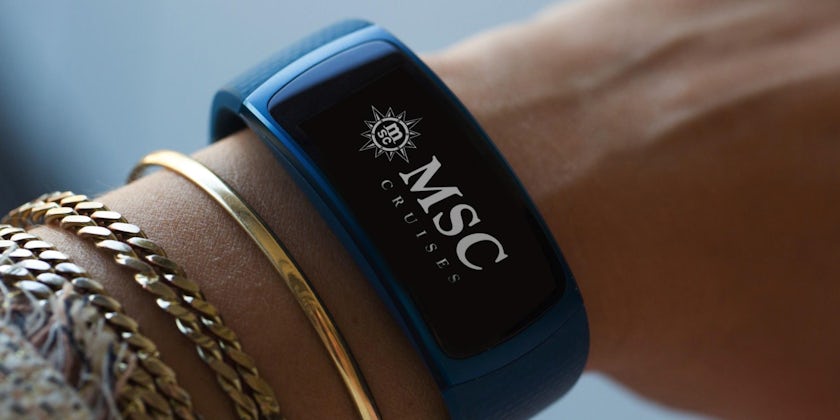 Samsung smart bracelets for MSC for Me (Photo: MSC Cruises)