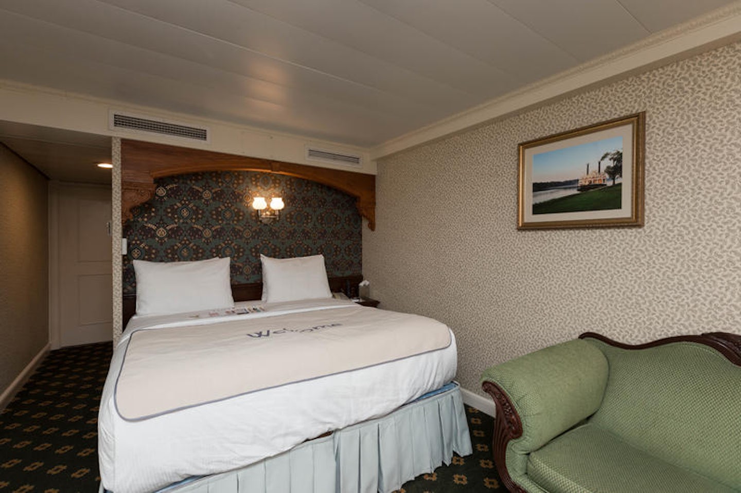 The Outside Cabin with Open Balcony (King) on American Queen