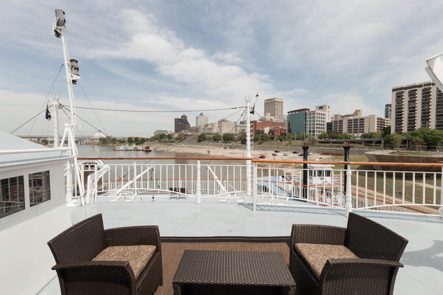 The Bow Luxury Suite with Open Balcony on American Queen