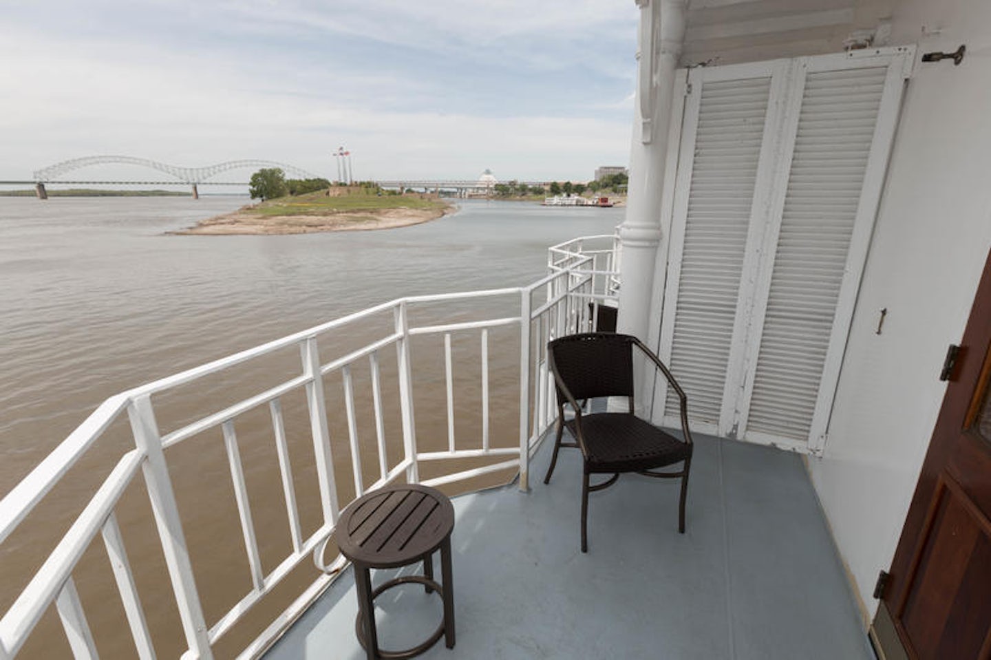 The Superior Outside Cabin with Private Balcony on American Queen