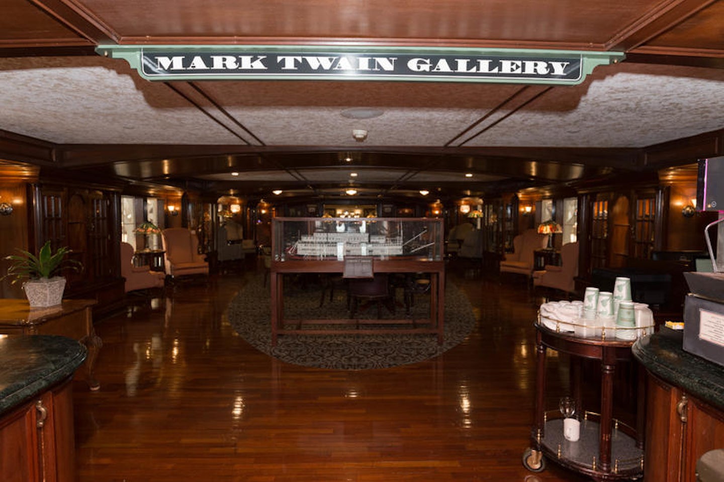 The Mark Twain Gallery on American Queen