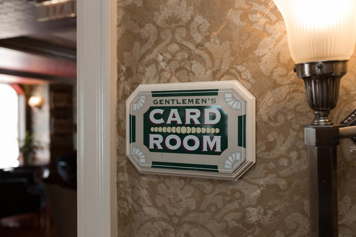 Gentlemen's Card Room on American Queen