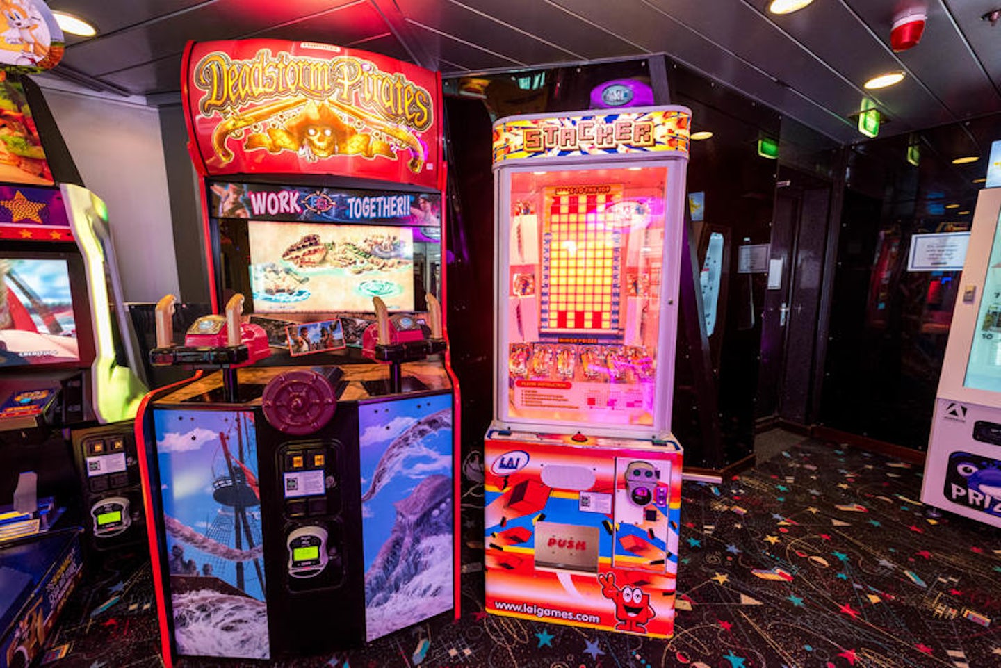 Video Arcade on Rhapsody of the Seas