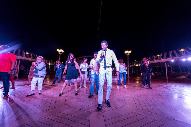 White Party on Royal Caribbean Rhapsody of the Seas Cruise Ship