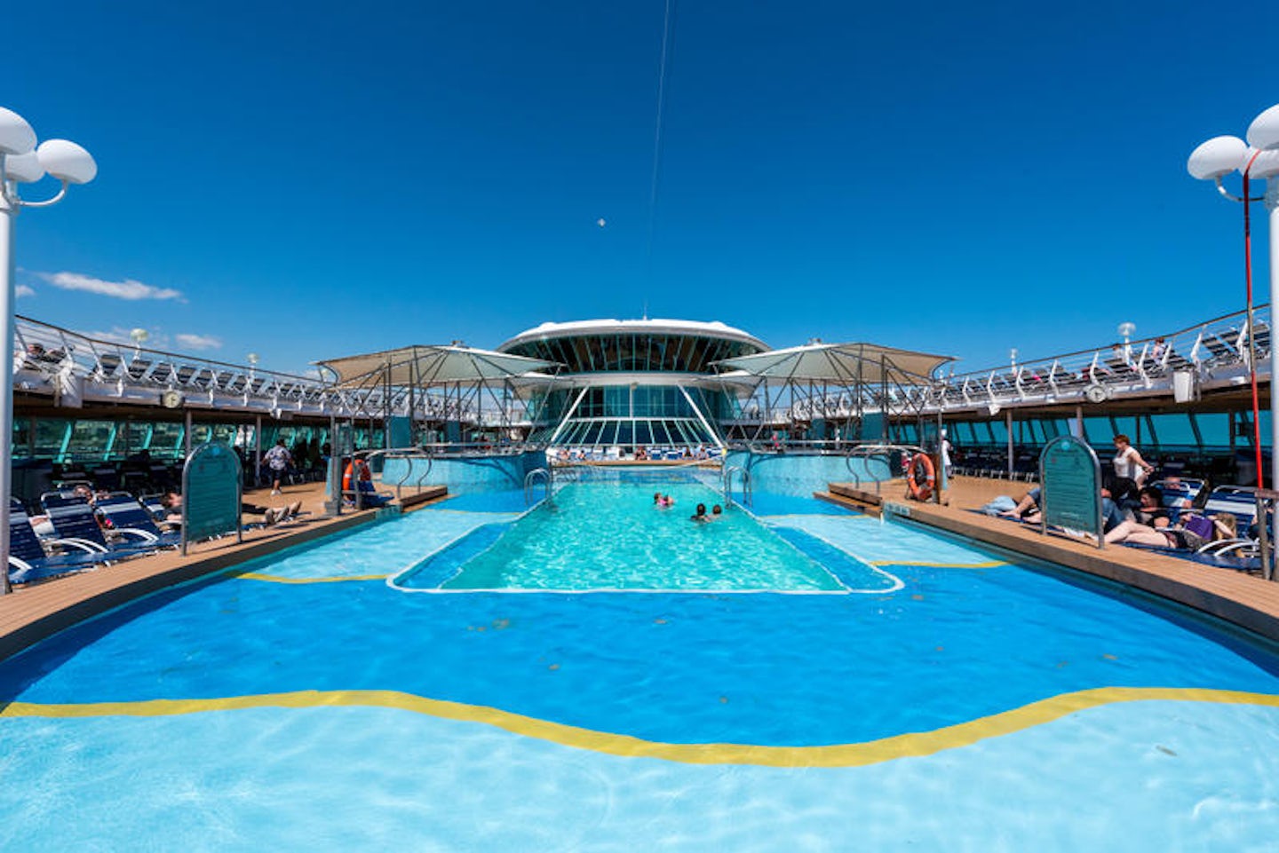The Main Pool on Rhapsody of the Seas