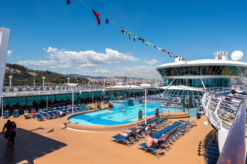 Main Pool on Royal Caribbean Rhapsody of the Seas Cruise Ship Cruise Critic