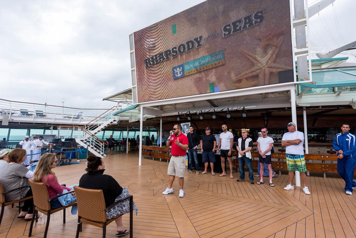 World's Sexiest Man Competition on Rhapsody of the Seas
