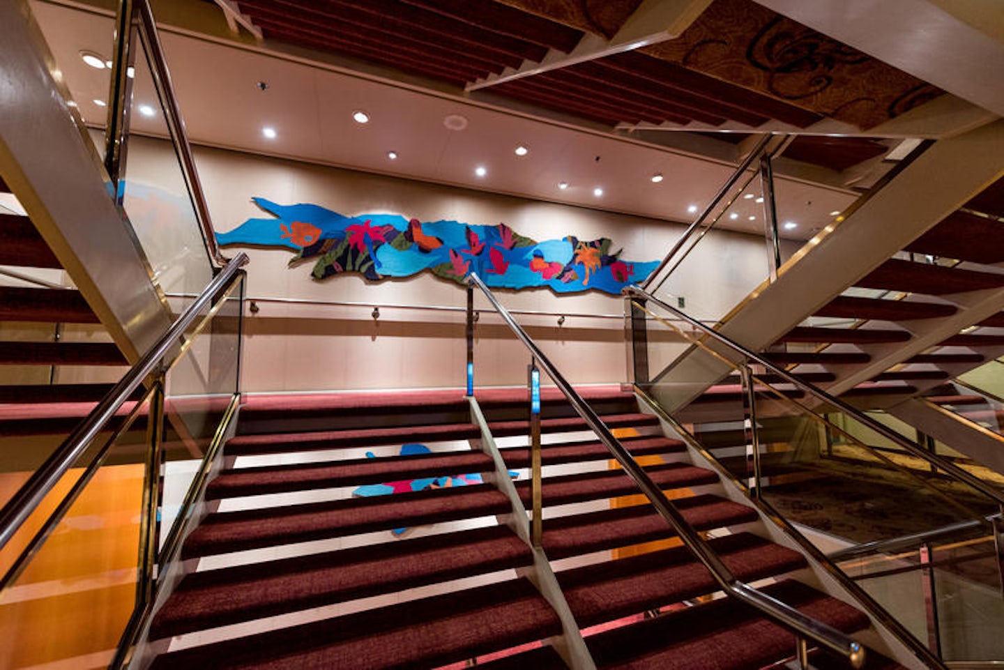 Stairs on Rhapsody of the Seas