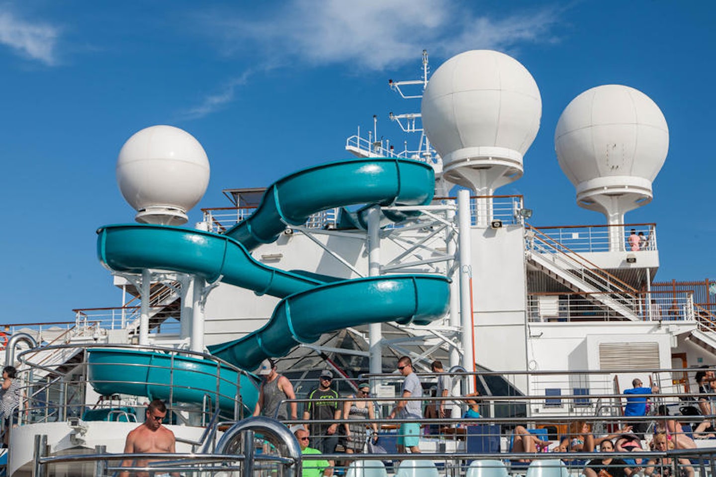 The Twister Waterslide on Carnival Valor