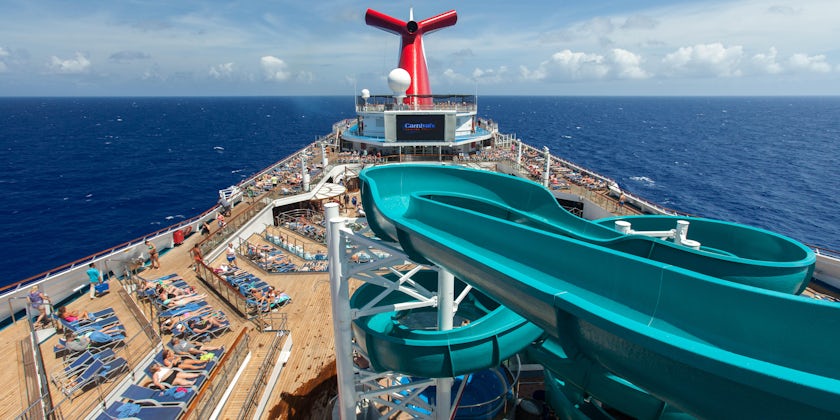 The Twister Waterslide on Carnival Valor (Photo: Cruise Critic)