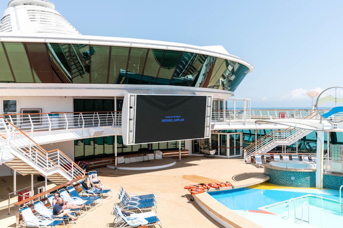 Outdoor Movie Screen on Jewel of the Seas