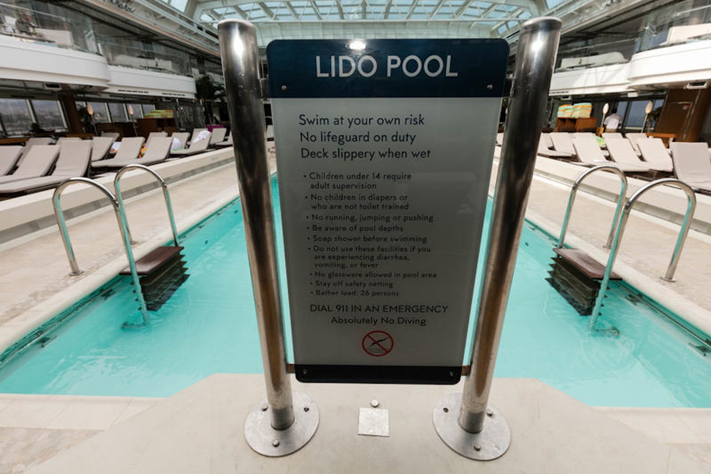 The Lido Pool on Koningsdam