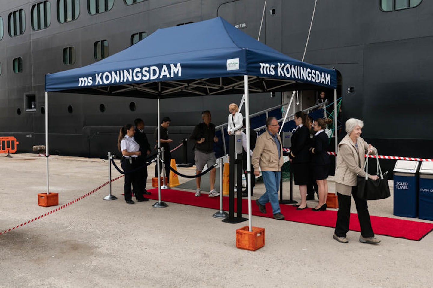 Boarding Area on Koningsdam