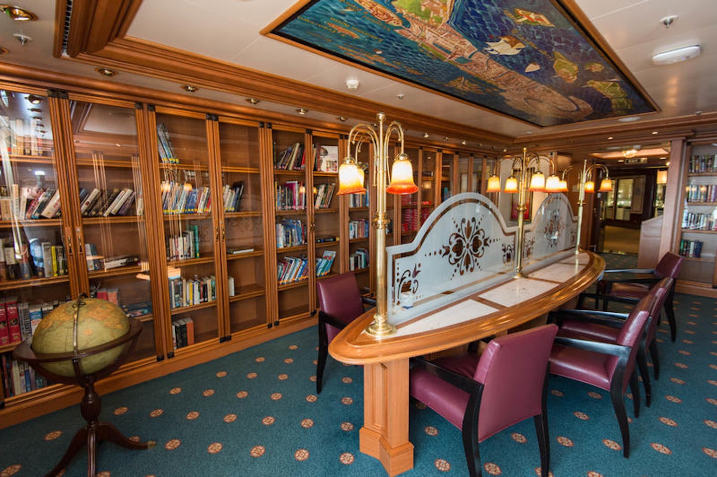 Library on Ruby Princess