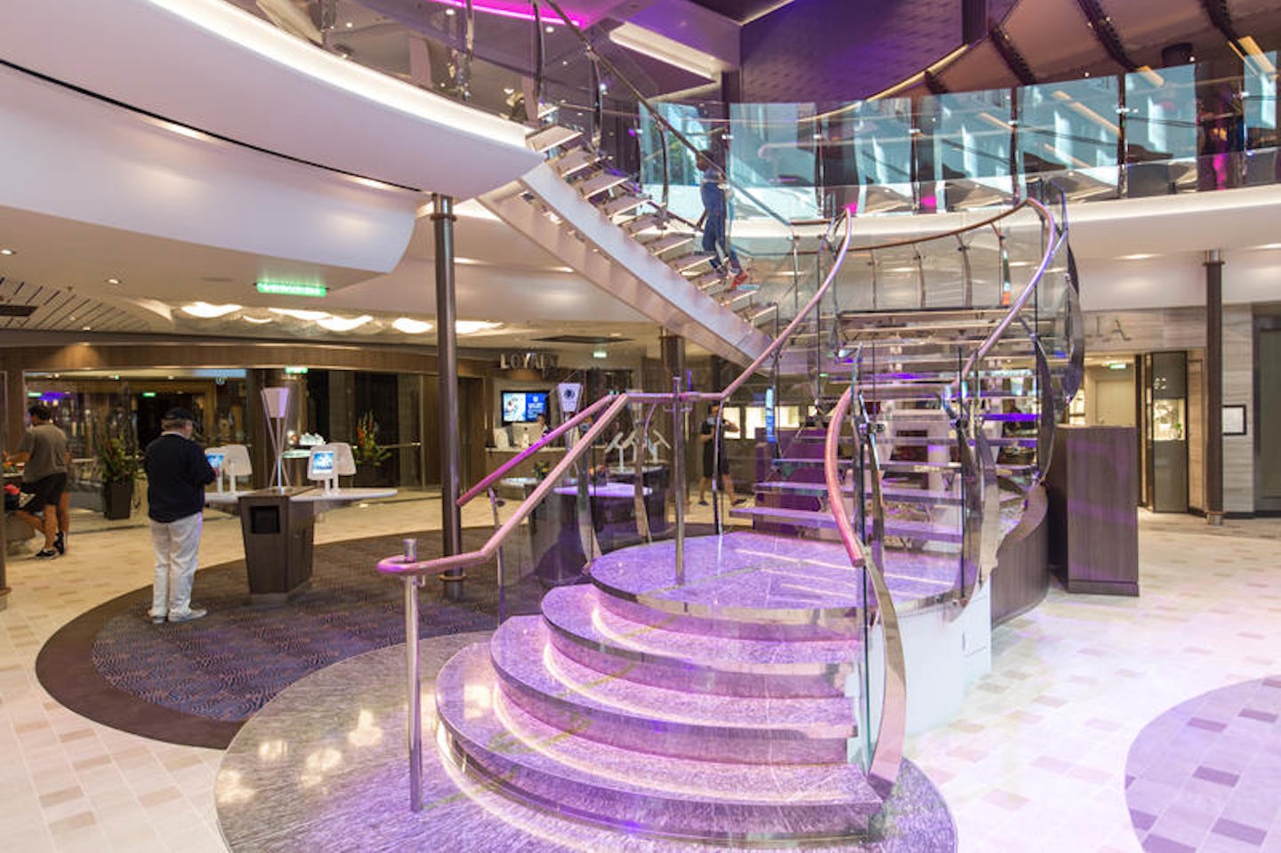 Stairs on Harmony of the Seas