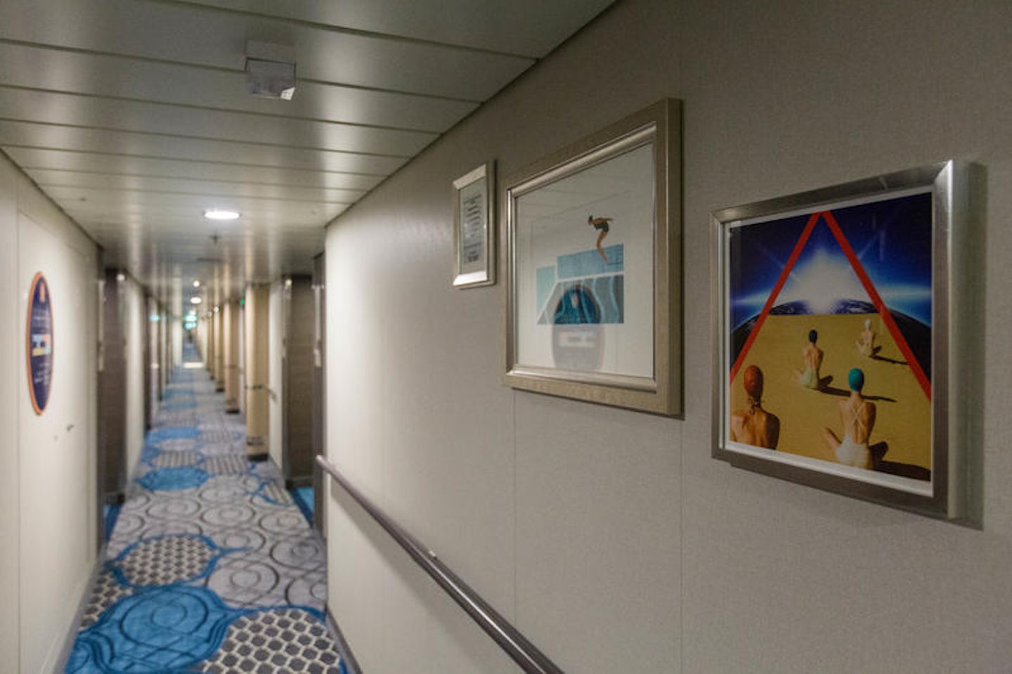 Hallways on Harmony of the Seas