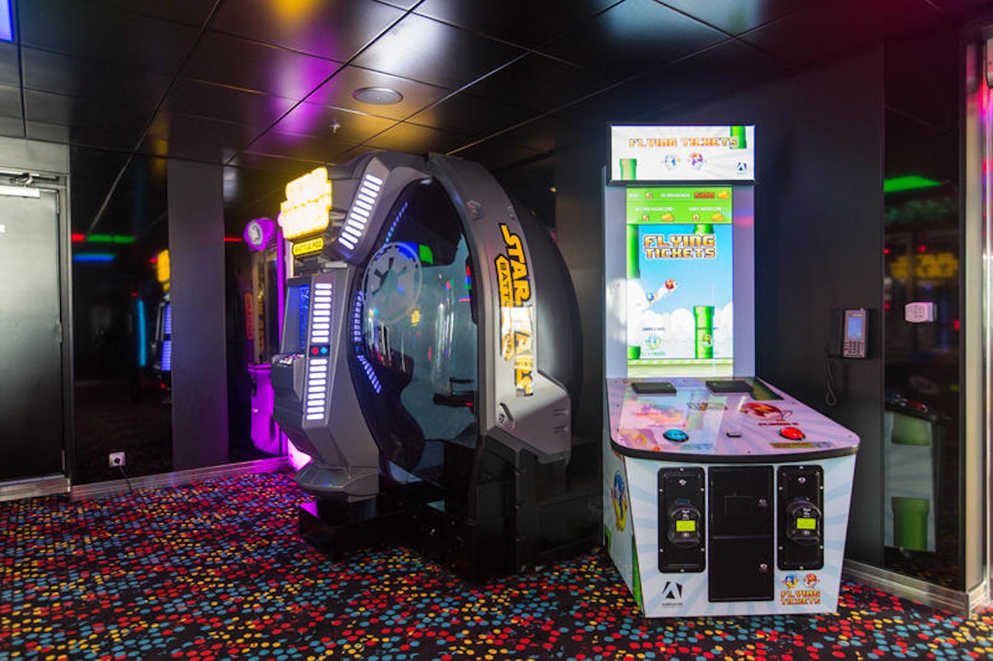 Video Arcade on Harmony of the Seas