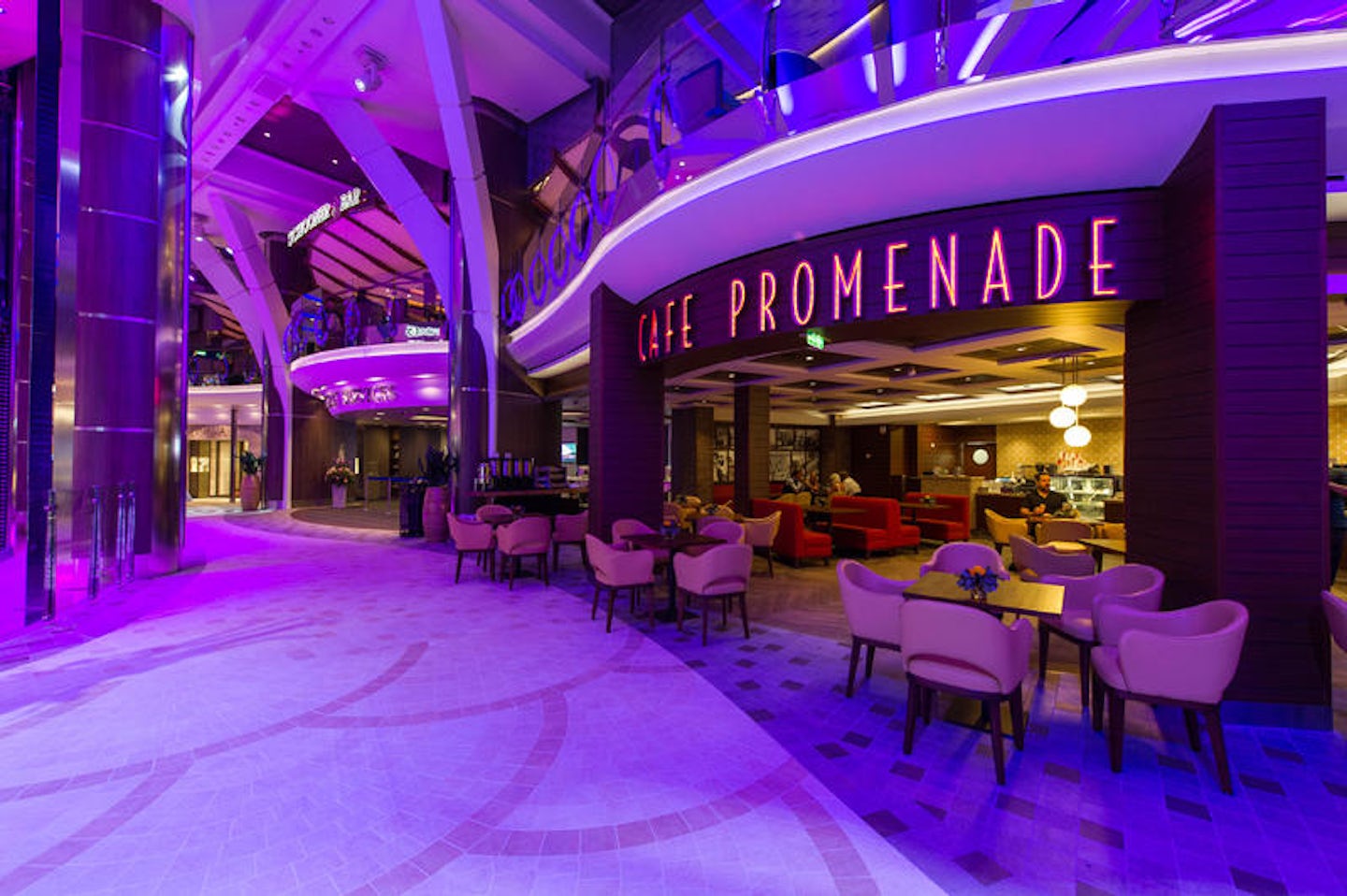 Cafe Promenade on Harmony of the Seas