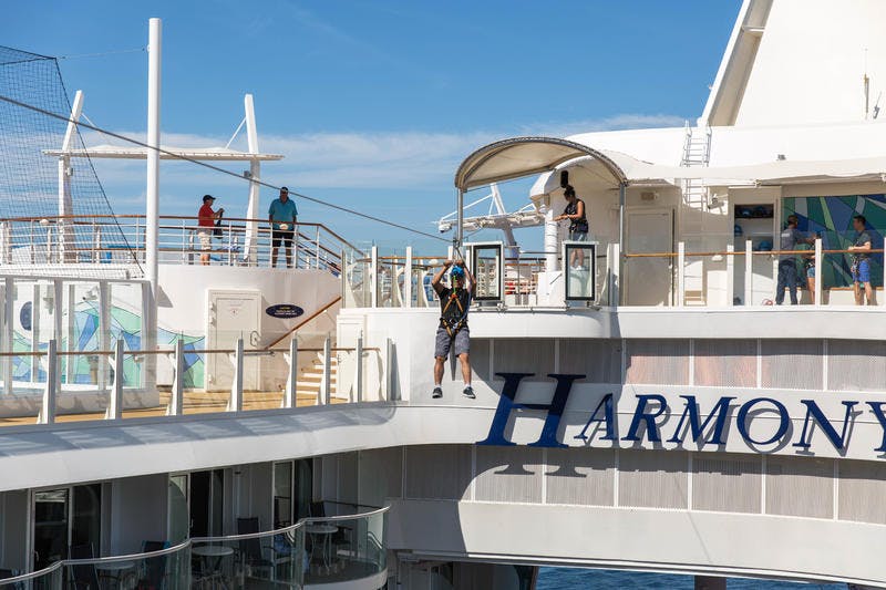 Zip Line on Royal Caribbean Harmony of the Seas Cruise Ship Cruise Critic