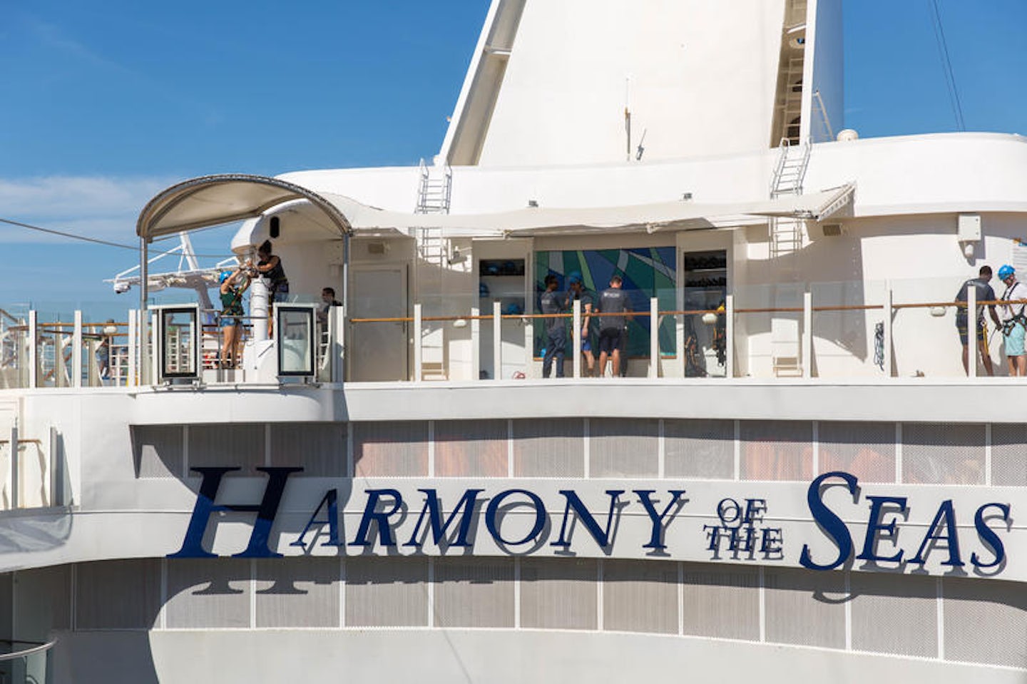 Zip Line on Harmony of the Seas