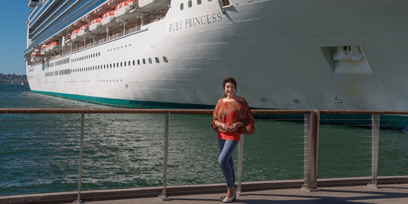 Image from Season 3 on Cruising with Jane McDonald (Photo: Channel 5)