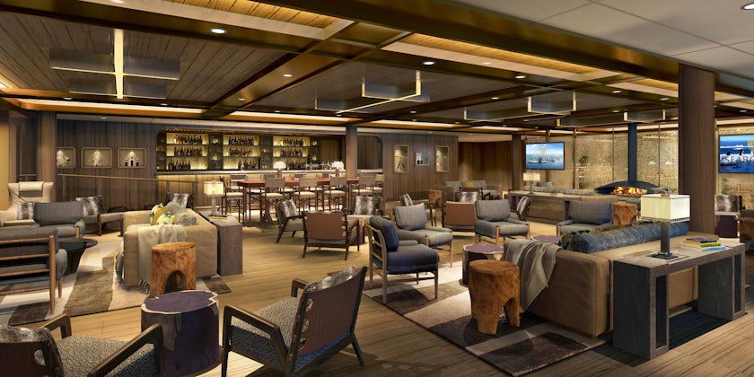 The Expedition Lounge on Seabourn Venture (Image: Seabourn Cruise Line)