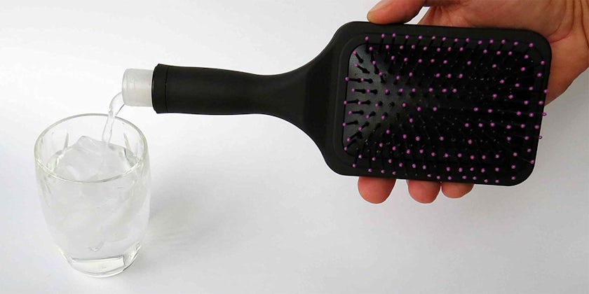 Paddle Brush Secret Flask (Photo: Amazon)