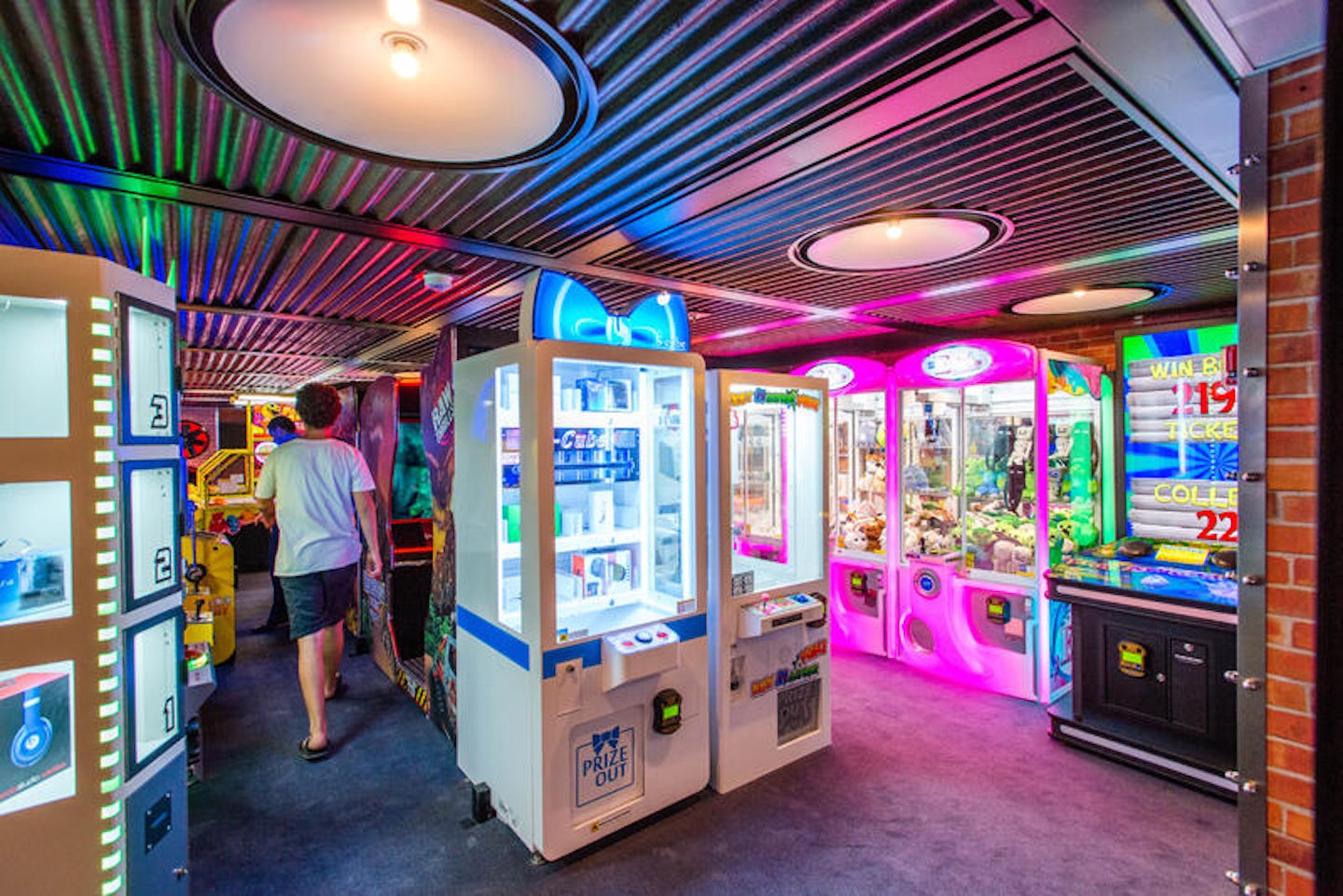 The Warehouse Video Arcade on Carnival Vista