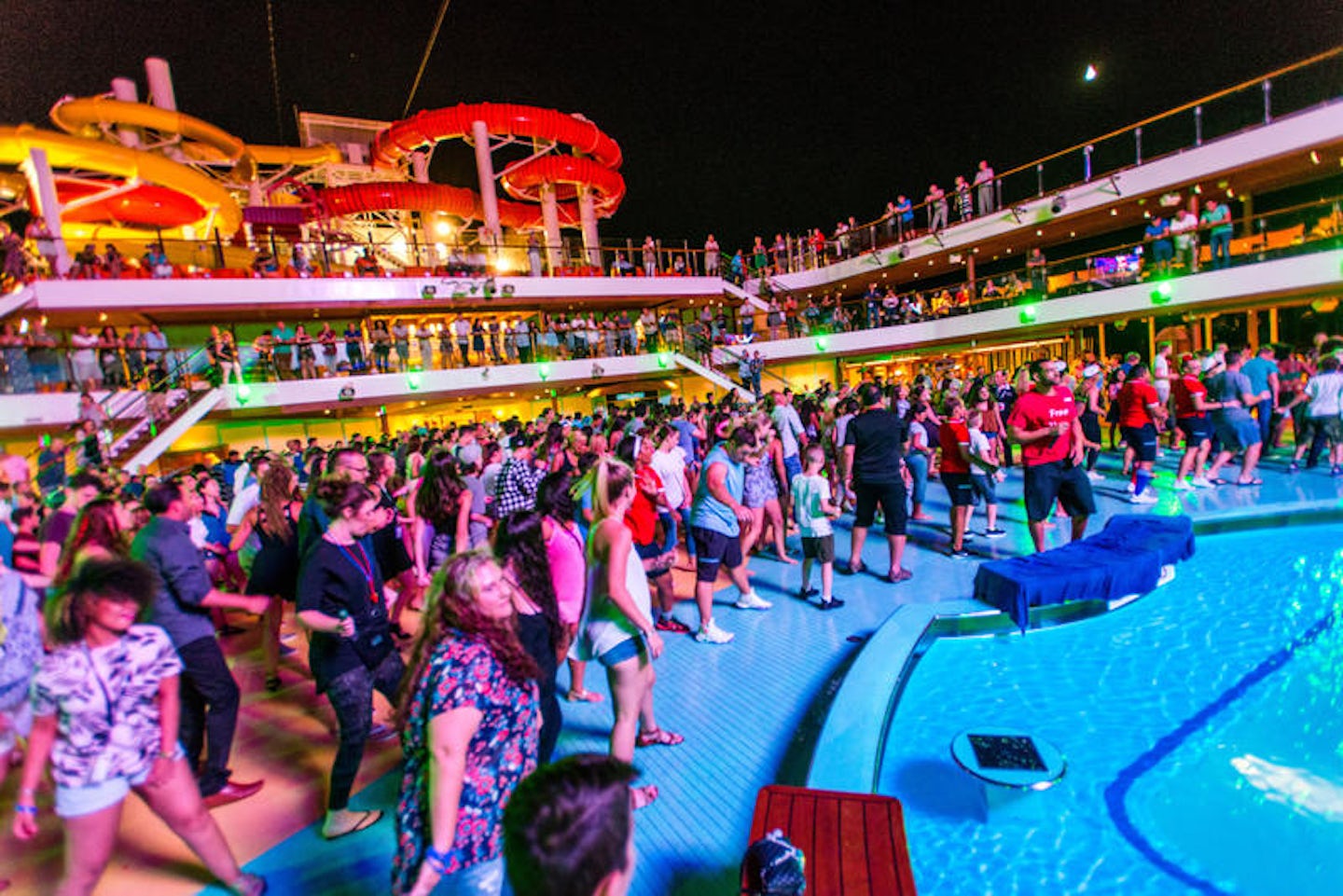 The Deck Parties on Carnival Vista