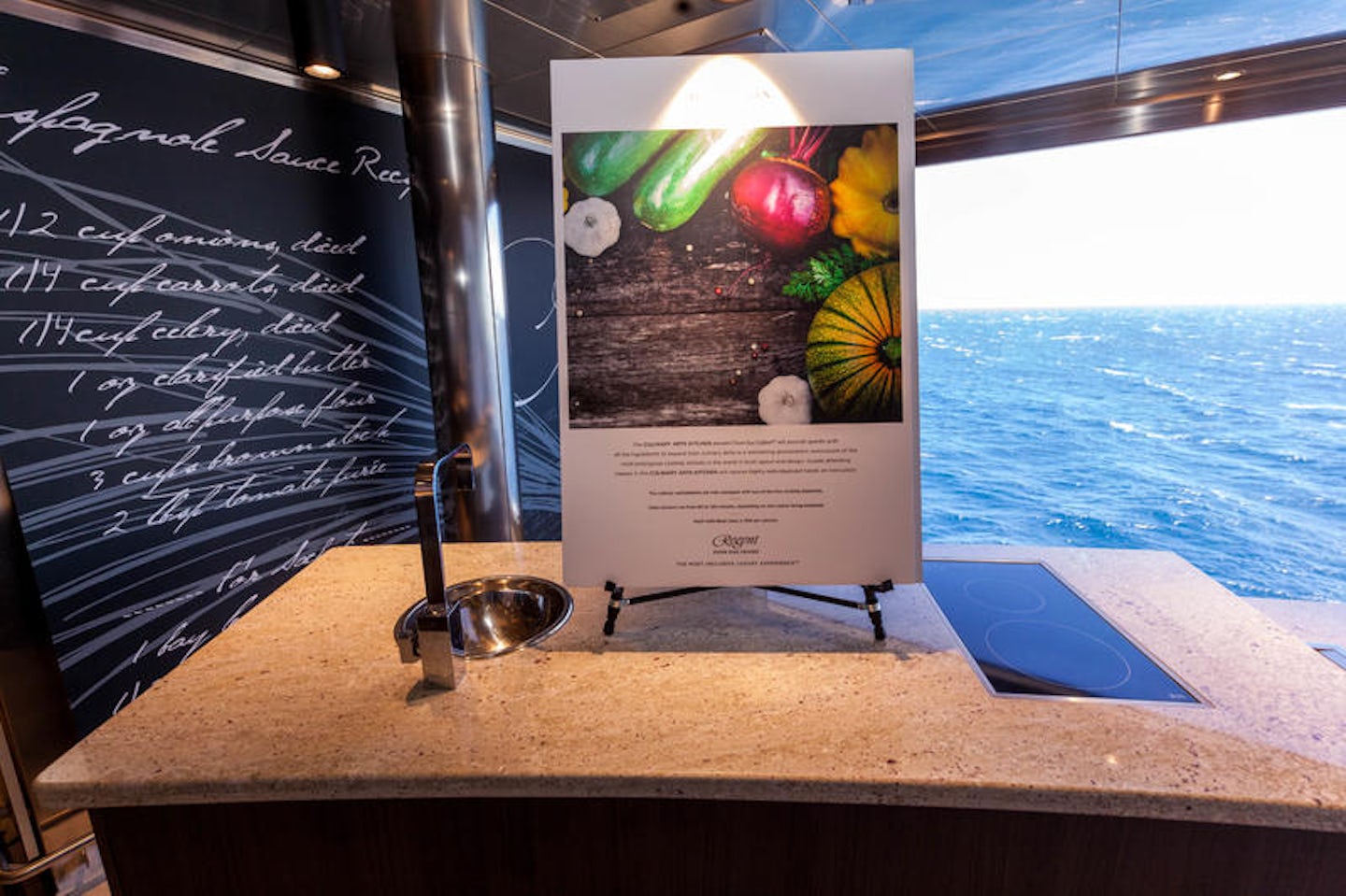 Culinary Arts Kitchen on Seven Seas Explorer