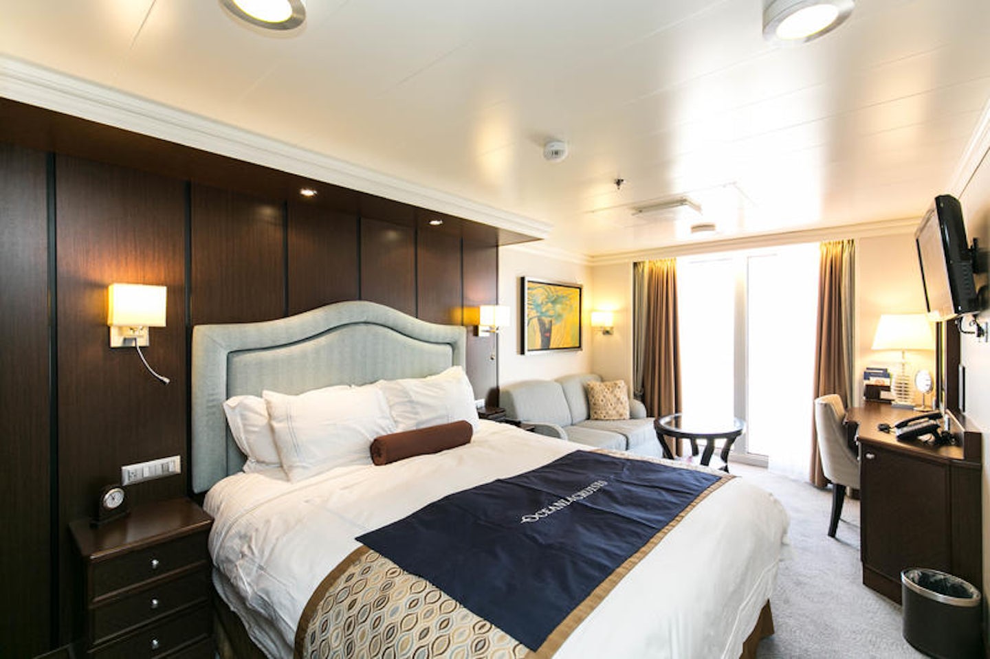 The Deluxe Ocean View Stateroom on Riviera