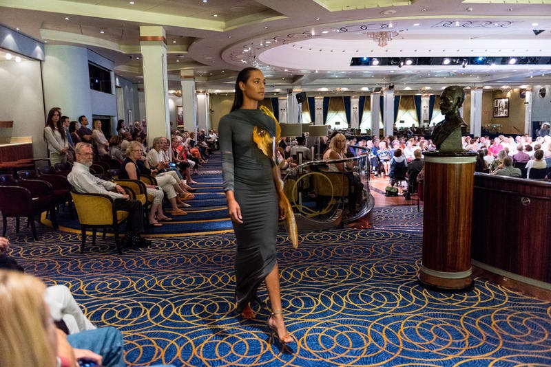 Transatlantic Fashion Week on Cunard Queen Mary 2 (QM2) Cruise Ship