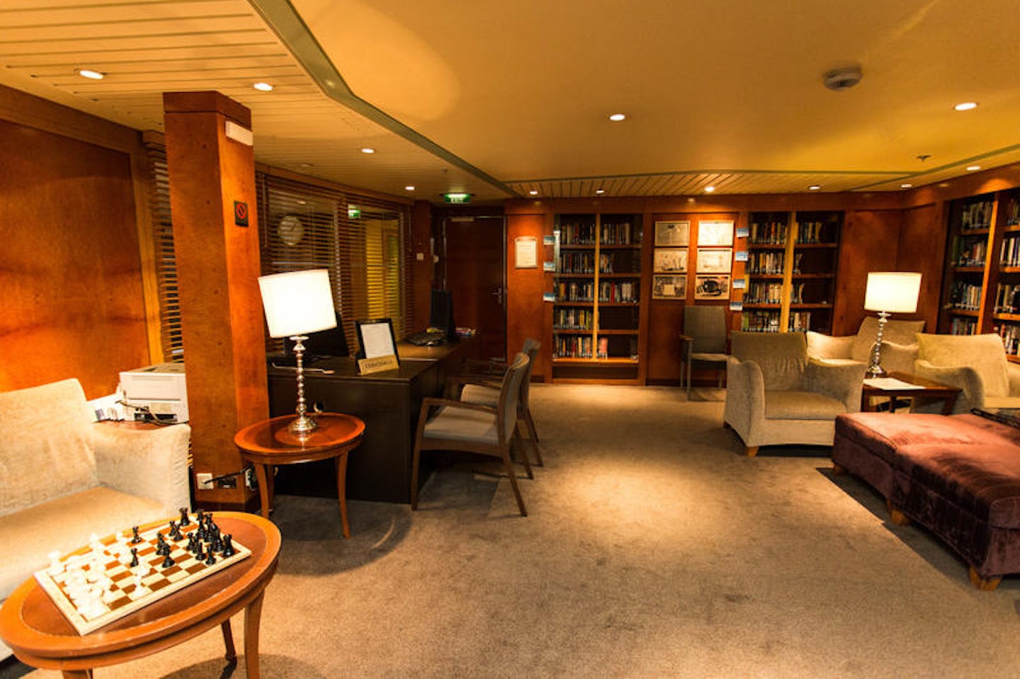 Library on Celebrity Infinity
